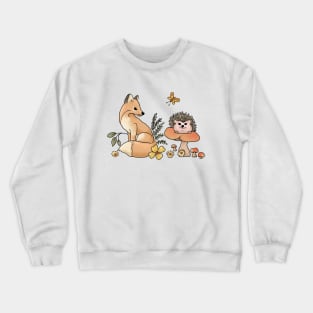 Fuchs und Igel Crewneck Sweatshirt